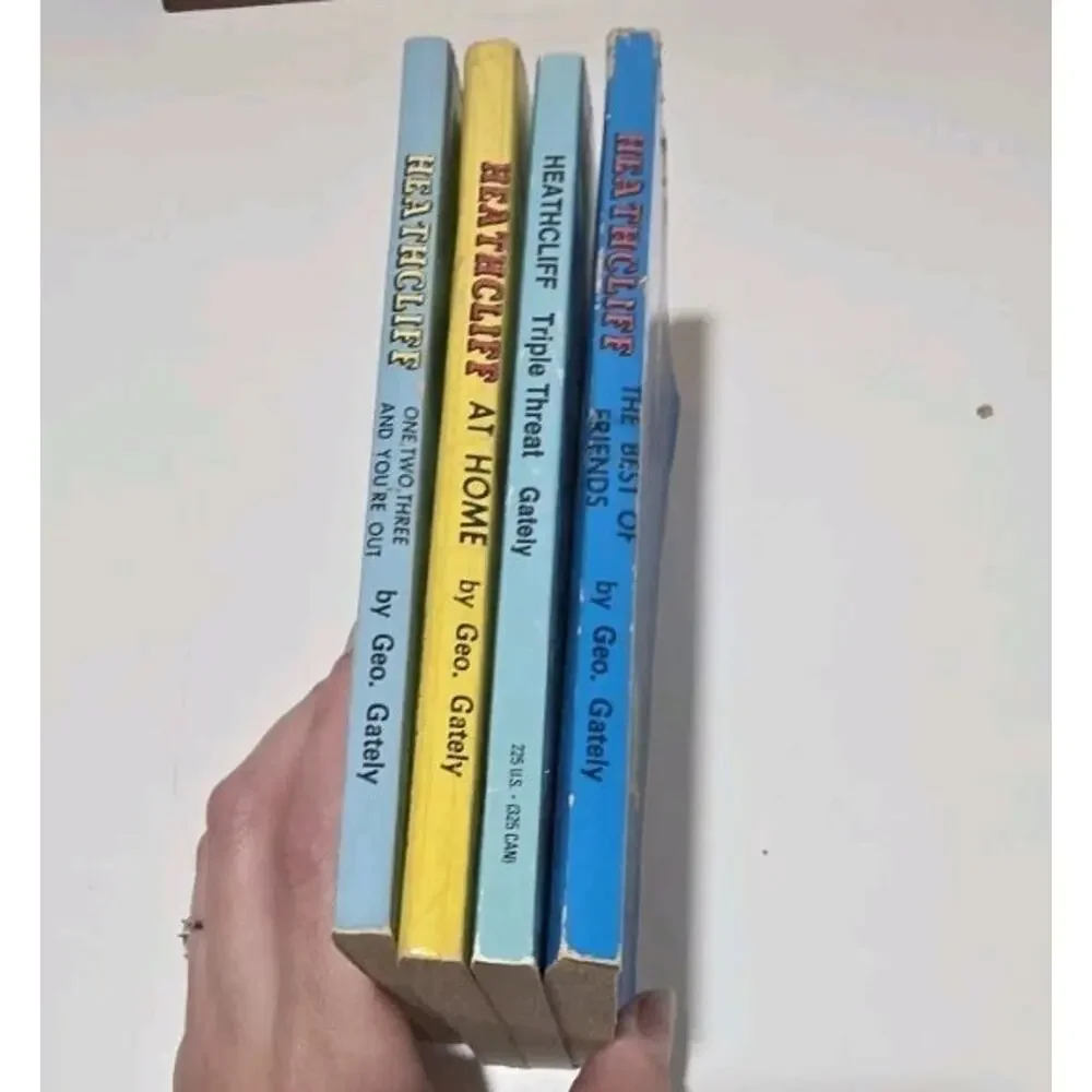 Lot of 4 Heathcliff By George Gately 1st Ed.s Paperback Books Vintage 80s
